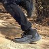imageMens Waterproof Hiking Boots Lightweight Comfortable Breathable Outdoor AllTerrain Trekking Ankle BootsGrey