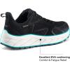 imageMens Waterproof Hiking Shoes Lightweight Comfortable Anti Slip Leather Walking Shoes for Outdoor Trekking Trailing CampingBlackwhite