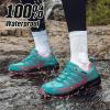 imageWomens Waterproof Hiking Shoes Lightweight NonSlip Trails Walking Shoes Outdoor SneakersBlue