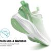 imageWomens Lightweight Running Shoes  Breathable Athletic Sneakers for Workout Gym ampamp Daily Walking Comfortable Cushioned Midsole with NonSlip DesignGreen