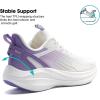 imageWomens Running Shoes Lightweight Cushioned Sneakers for Walking Jogging Travel Gym  Breathable Mesh Soft Sole Stylish FitPurple