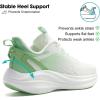 imageWomens Supportive Running Shoes with Cushioning Support Lightweight Breathable Sneakers for Walking Jogging Workouts ampamp TravelGreen
