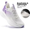 imageWomens Supportive Running Shoes with Cushioning Support Lightweight Breathable Sneakers for Walking Jogging Workouts ampamp TravelPurple