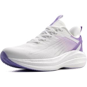 imageWomens Running Shoes Lightweight Cushioned Sneakers for Walking Jogging Travel Gym  Breathable Mesh Soft Sole Stylish FitPurple