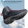 imageWaterproof Hiking Boots for Women Leather Comfortable and Lightweight Boot