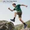imageWaterproof Hiking Shoes for Men Lightweight ampamp Breathable Walking Sneaker for AllTerrain OutdoorBlue