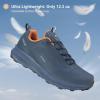 imageWaterproof Hiking Shoes for Men Lightweight ampamp Breathable Walking Sneaker for AllTerrain OutdoorBlue