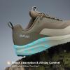 imageWaterproof Hiking Shoes for Men Lightweight ampamp Breathable Walking Sneaker for AllTerrain OutdoorBrown