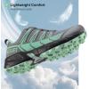 imageWomens Lightweight Hiking Shoes Breathable NonSlip Trails Outdoor SneakersGreen