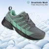 imageWomens Lightweight Hiking Shoes Breathable NonSlip Trails Outdoor SneakersGreen