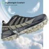 imageWomens Lightweight Hiking Shoes Breathable NonSlip Trails Outdoor SneakersGrey