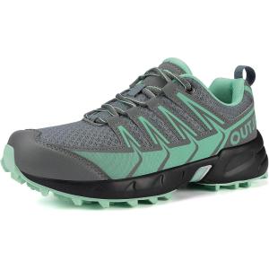 imageWomens Lightweight Hiking Shoes Breathable NonSlip Trails Outdoor SneakersGreen