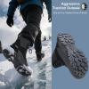 imageMens Insulated Snow Boots Winter Waterproof Warm Fur Lined BootBlack