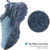 imageWomens Waterproof Hiking Shoes Quick Laces Lightweight Comfortable NonSlip Trails Outdoor Sneakers