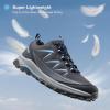 imageWomens Lightweight Hiking Shoes Breathable NonSlip Trails Outdoor SneakersBlack