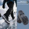 imageMens Winter Waterproof Shell Snow Boots Insulated Warm Fur Lined Hiking Boot