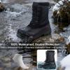 imageMens Winter Waterproof Shell Snow Boots Insulated Warm Fur Lined Hiking Boot