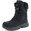 imageWomens Waterproof Snow Boots Winter NonSlip Lightweight WarmLined Boot for Outdoor