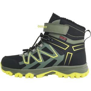 imageBoys Snow Boots Waterproof Kids Winter Hiking ShoesGrey