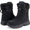 imageWomens Lightweight Winter Snow Boots Comfortable WarmLined BootBlack