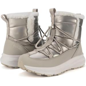 imageWomens Lightweight Winter Snow Boots Comfortable WarmLined BootGold