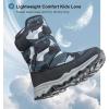 image:imageKids Waterproof Snow Boots Girls amp Boys Warm Comfortable NonSlip Winter BootsGrey