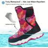 image:imageKids Waterproof Snow Boots Girls amp Boys Warm Comfortable NonSlip Winter BootsPink2