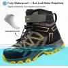 image:imageKids Waterproof Snow Boots Girls amp Boys Warm Comfortable NonSlip Winter BootsYellow