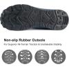 image:imageWaterproof Hiking Shoes for Men Lightweight amp Breathable Walking Sneaker for AllTerrain OutdoorBlue