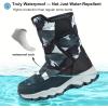 image:imageOUTJET Kids Waterproof Snow Boots Girls amp Boys Warm Comfortable NonSlip Winter BootsGrey