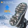 image:imageOUTJET Kids Waterproof Snow Boots Girls amp Boys Warm Comfortable NonSlip Winter BootsGrey