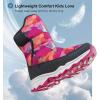 image:imageOUTJET Kids Waterproof Snow Boots Girls amp Boys Warm Comfortable NonSlip Winter BootsPink2