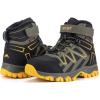 image:imageOUTJET Kids Waterproof Snow Boots Girls amp Boys Warm Comfortable NonSlip Winter BootsYellow