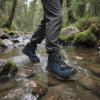 image:imageOUTJET Mens Waterproof Hiking Boots Lightweight Comfortable Outdoor Walking Trail Boots ShoesBlack1