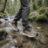 image:imageOUTJET Mens Waterproof Hiking Boots Lightweight Comfortable Outdoor Walking Trail Boots ShoesBrown1