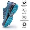 image:imageOUTJET Womens Waterproof Hiking Shoes Lightweight NonSlip Trails Walking Shoes Outdoor SneakersBlue