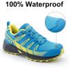 image:imageOUTJET Womens Waterproof Hiking Shoes Lightweight NonSlip Trails Walking Shoes Outdoor SneakersYellow
