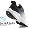 image:imageMens Lightweight Running Shoes  Breathable Athletic Sneakers for Workout Gym amp Daily Walking Comfortable Cushioned Midsole with NonSlip DesignBlack