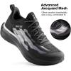 image:imageMens Lightweight Running Shoes  Breathable Athletic Sneakers for Workout Gym amp Daily Walking Comfortable Cushioned Midsole with NonSlip DesignBlack1