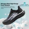 image:imageMens Lightweight Running Shoes  Breathable Athletic Sneakers for Workout Gym amp Daily Walking Comfortable Cushioned Midsole with NonSlip DesignBlack1