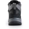 image:imageOUTJET Mens Waterproof Hiking Boots Lightweight Comfortable Leather Mid Ankle Outdoor Trekking BootBlack