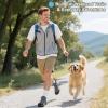 image:imageOUTJET Mens Waterproof Hiking Boots Lightweight Comfortable Leather Mid Ankle Outdoor Trekking BootGrey1