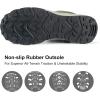 image:imageMens Waterproof Hiking Boots Lightweight Comfortable Outdoor Walking Trail Boots ShoesBrown