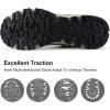 image:imageMens Waterproof Hiking Boots Lightweight Comfortable Outdoor Walking Trail Boots ShoesBrown1