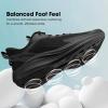 image:imageMens Road Running Shoes Cushioning Athletic Sneakers  Non Slip Jogging Outdoor Gym Workout Comfortable Lightweight Walking Tennis Shoes Active5KAll Black