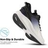 image:imageMens Road Running Shoes Cushioning Athletic Sneakers  Non Slip Jogging Outdoor Gym Workout Comfortable Lightweight Walking Tennis Shoes Active5KBlack