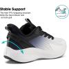 image:imageMens Road Running Shoes Cushioning Athletic Sneakers  Non Slip Jogging Outdoor Gym Workout Comfortable Lightweight Walking Tennis Shoes Active5KBlack