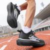image:imageMens Road Running Shoes Cushioning Athletic Sneakers  Non Slip Jogging Outdoor Gym Workout Comfortable Lightweight Walking Tennis Shoes Active5KBlack1