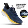 image:imageMens Road Running Shoes Cushioning Athletic Sneakers  Non Slip Jogging Outdoor Gym Workout Comfortable Lightweight Walking Tennis Shoes Active5KDeep Blue
