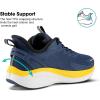 image:imageMens Road Running Shoes Cushioning Athletic Sneakers  Non Slip Jogging Outdoor Gym Workout Comfortable Lightweight Walking Tennis Shoes Active5KDeep Blue